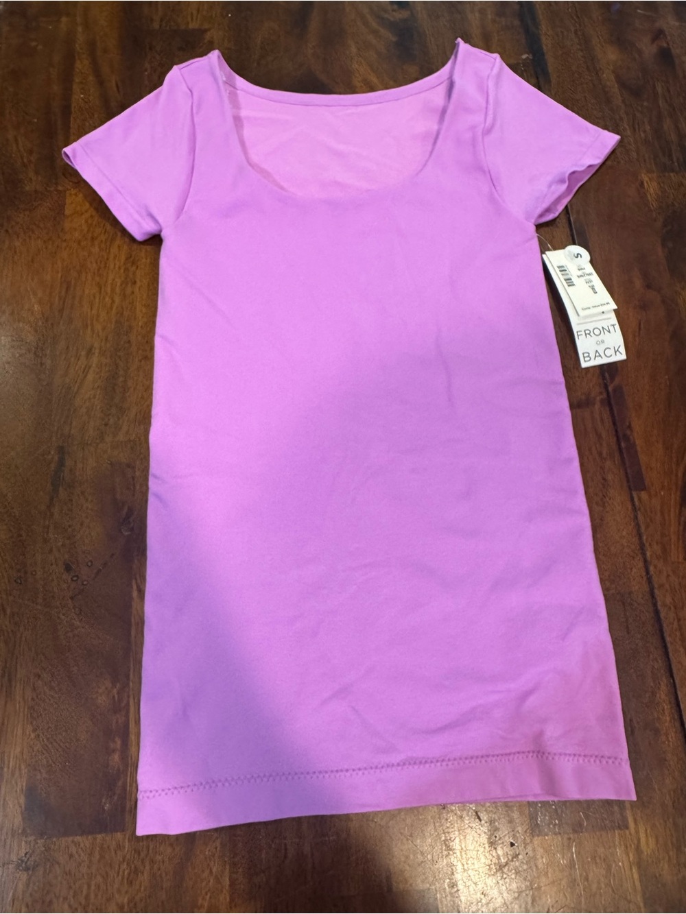 Aeropostale Lavender Pink Scoop Neck Short Sleeve Tee